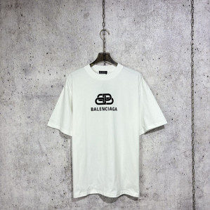 발렌시아가 BB로고 반팔 티셔츠