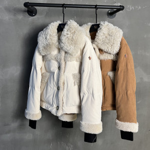 몽클레어 칼레우 Caleu 그레노블 코듀로이 숏 다운 자켓