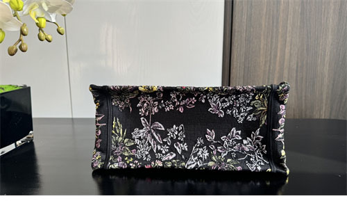 디올 북 토트백 스몰 밀레피오리 유니콘 블랙 멀티