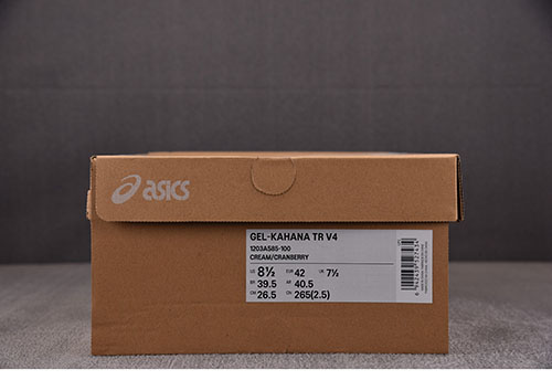 아식스 젤 카하나 TR V4 레드 크림 실버 1203A585