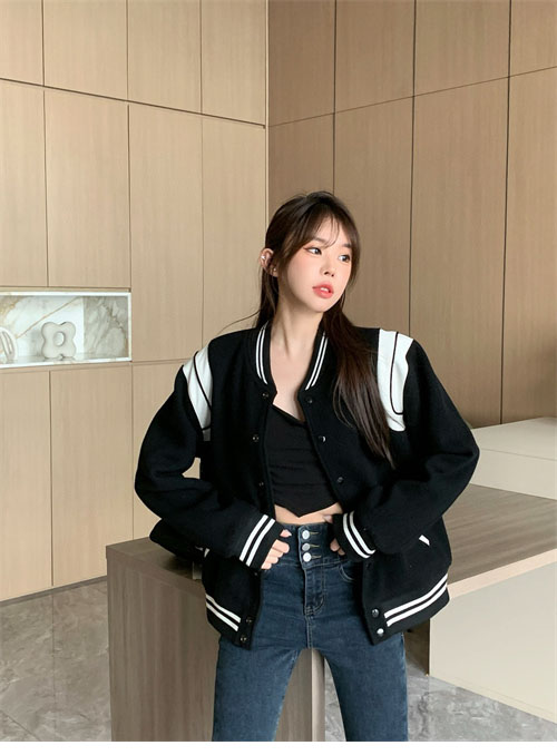 생로랑 클래식 울 테디 자켓