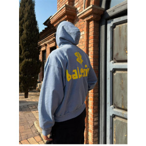 발렌시아가 테이프 타입 립드 포켓 오버사이즈 후드 3컬러