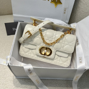 디올 졸리 스몰 탑 핸들백 라떼 까나쥬