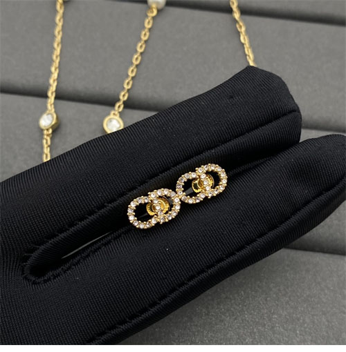 디올 CD 클레어 목걸이 귀걸이 팔찌 세트