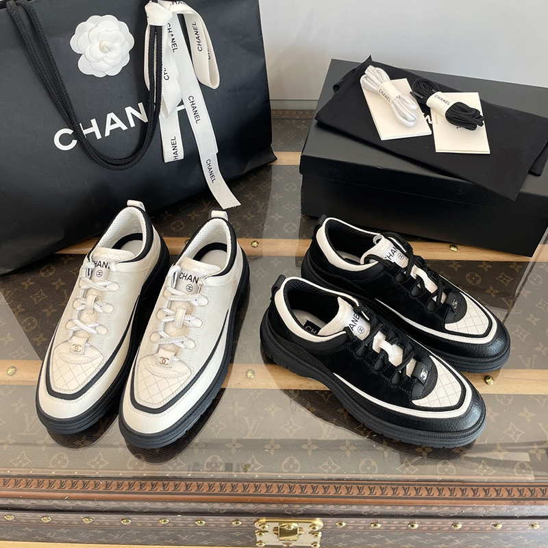 샤넬 25B 퀼팅 스니커즈