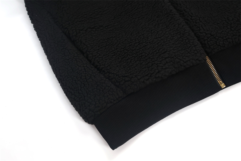 루이비통 레더 패치 플리스 블루종