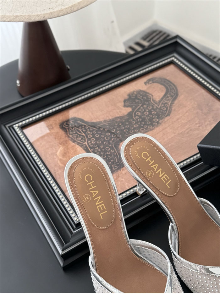 샤넬 25K 오픈탑 메쉬 뮬