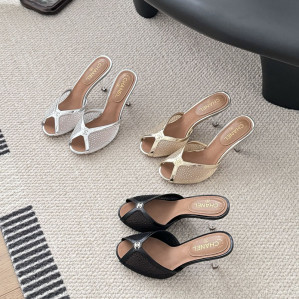 샤넬 25K 오픈탑 메쉬 뮬