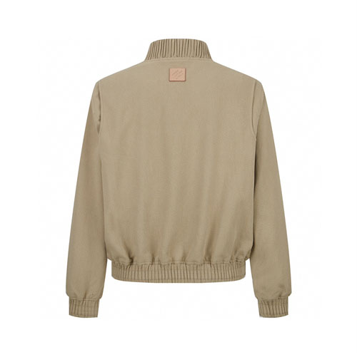 루이비통 엠브로이더드 코튼 블렌드 블루종 보머