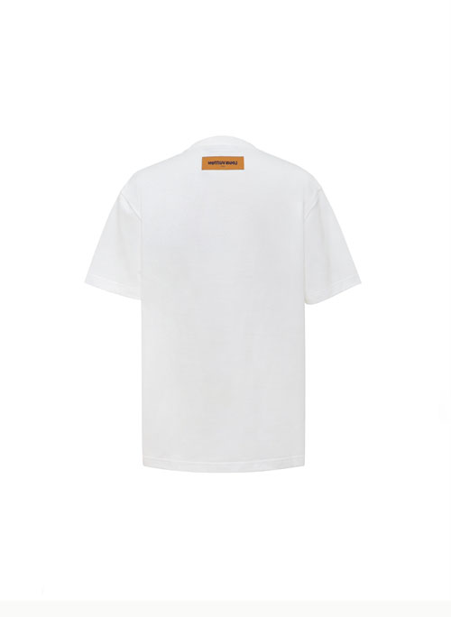 루이비통 드래곤 숏 슬리브드 코튼 티셔츠 1AFJG1