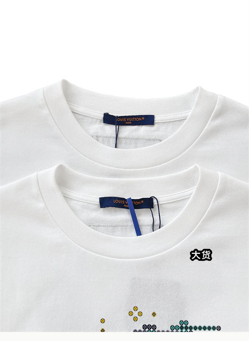 루이비통 드래곤 숏 슬리브드 코튼 티셔츠 1AFJG1