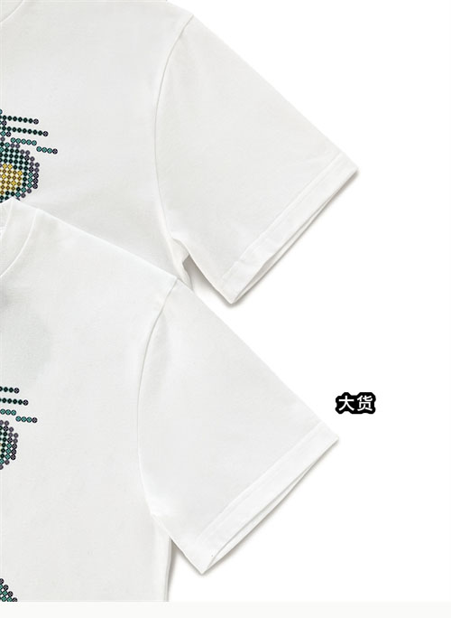 루이비통 드래곤 숏 슬리브드 코튼 티셔츠 1AFJG1