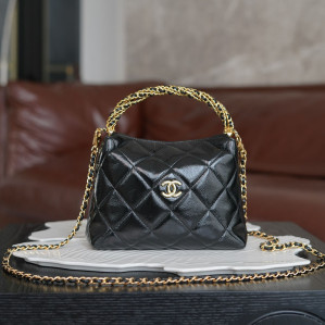 샤넬 24B 램스킨 탑핸들백