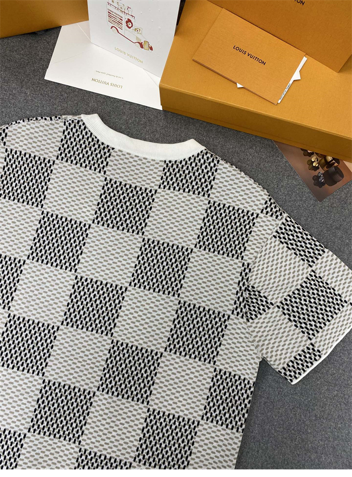 루이비통 다미에 자카드 MLVD 반팔 티셔츠