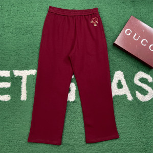 구찌 웹 인터로킹 G 로고 저지 트라우저