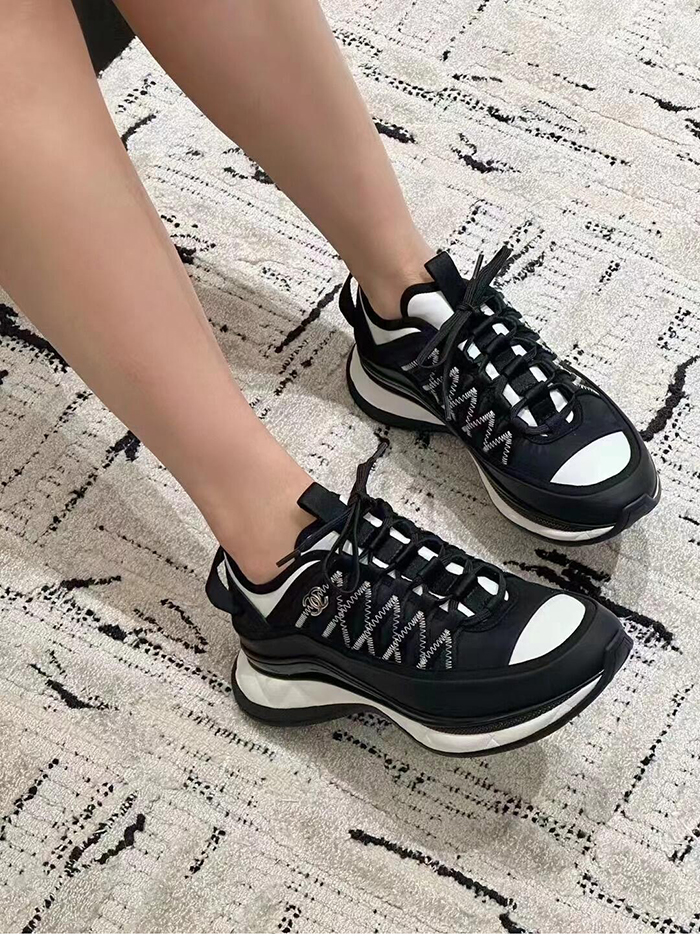 샤넬 믹스드파이버 스니커즈