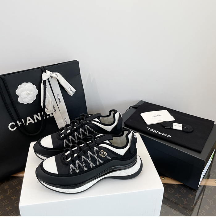 샤넬 믹스드파이버 스니커즈