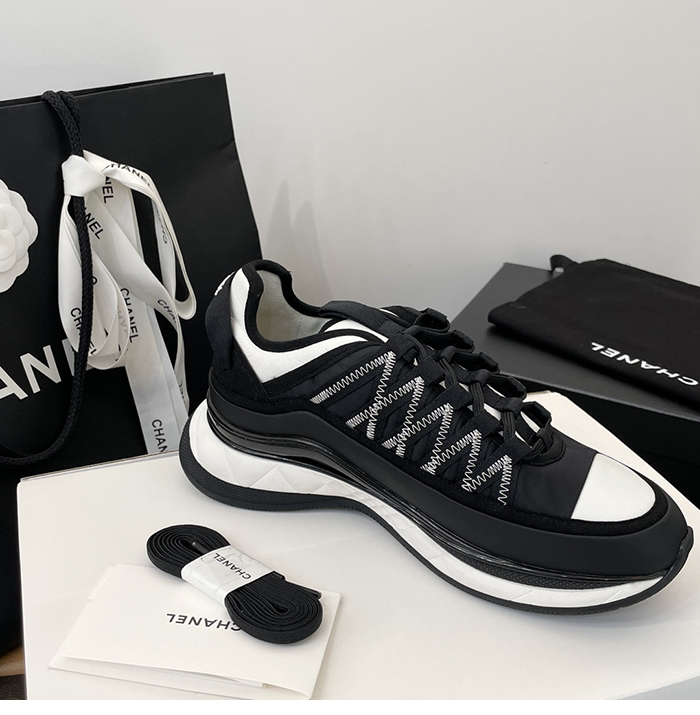 샤넬 믹스드파이버 스니커즈