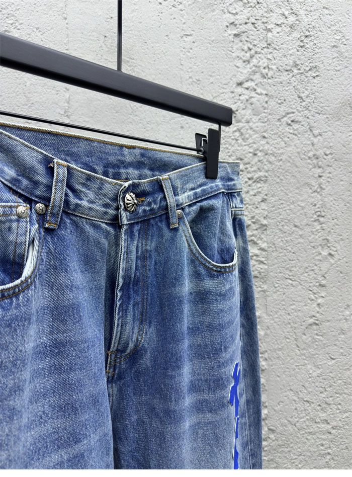 크롬하츠 멀티 크로스 데님 팬츠