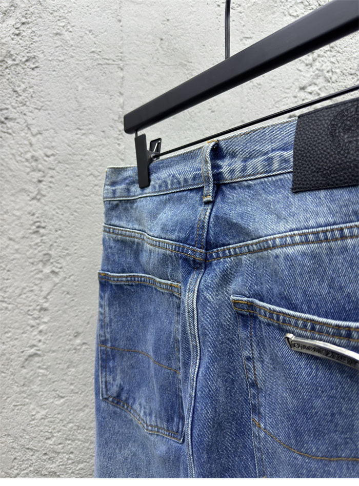 크롬하츠 멀티 크로스 데님 팬츠