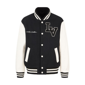 루이비통 시그니처 벨벳 LV 바시티 블루종 자켓