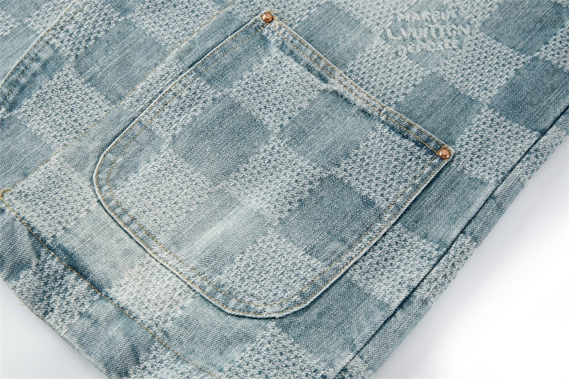 루이비통 다미에 데님 3D 시크 자켓