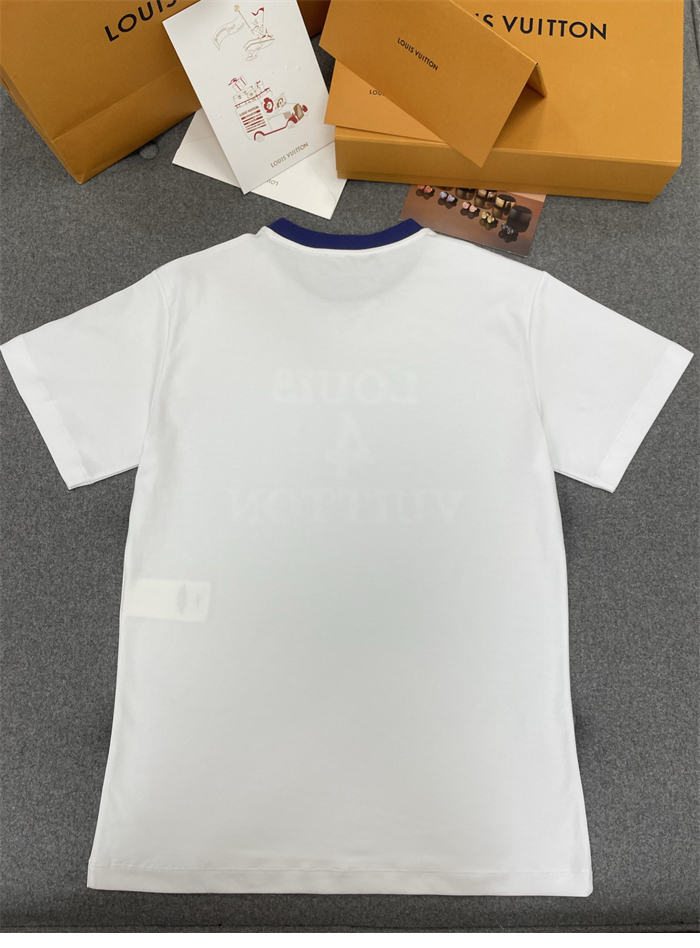 루이비통 Louis 4 Vuitton 크루넥 체인 반팔 티셔츠