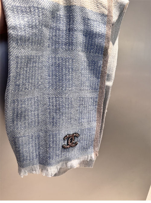 샤넬 CC로고 양면 울 머플러