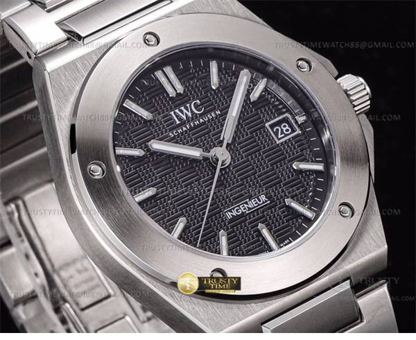 GH공장 IWC 인제니어 블랙다이얼 브레이슬릿 IWC0555B – Ingenieur Auto SS_SS Black GHF MY9015
