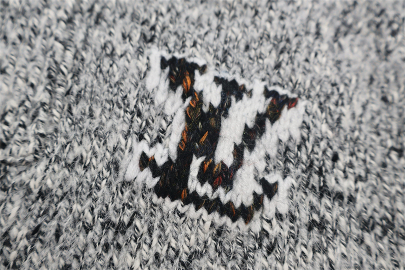 루이비통 x 니고 LV 자수 지퍼 니티드 블루종 자켓