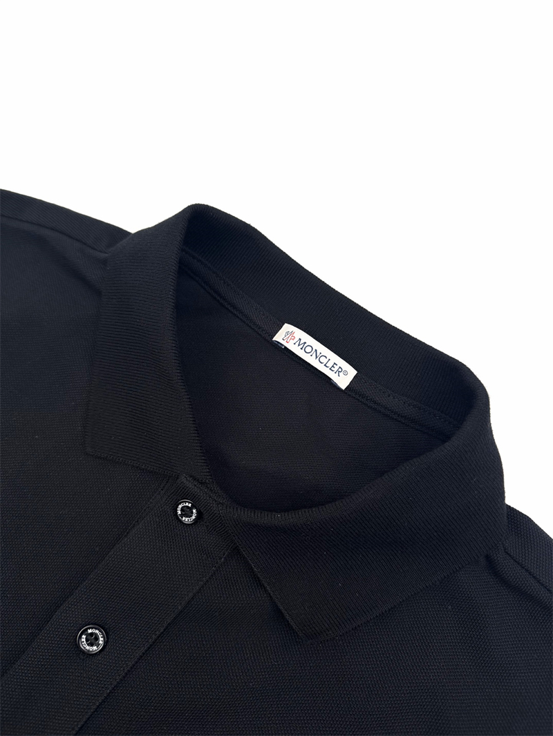 몽클레어 모노그램 코튼 피케 폴로 셔츠