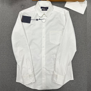 루이비통 DNA LV 엠브로이더드 코튼 셔츠