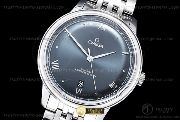 VS공장 오메가 드 빌 스틸 블랙다이얼 브레이슬릿 De Ville Prestige 40mm SS_SS Black VSF A8800