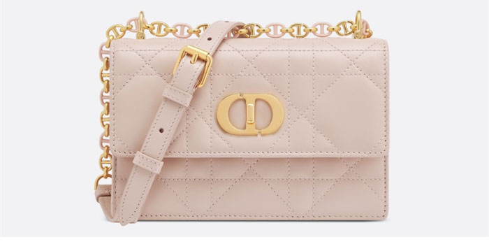 디올 미스 카로 미니 백 파우더 핑크 매크로까나쥬