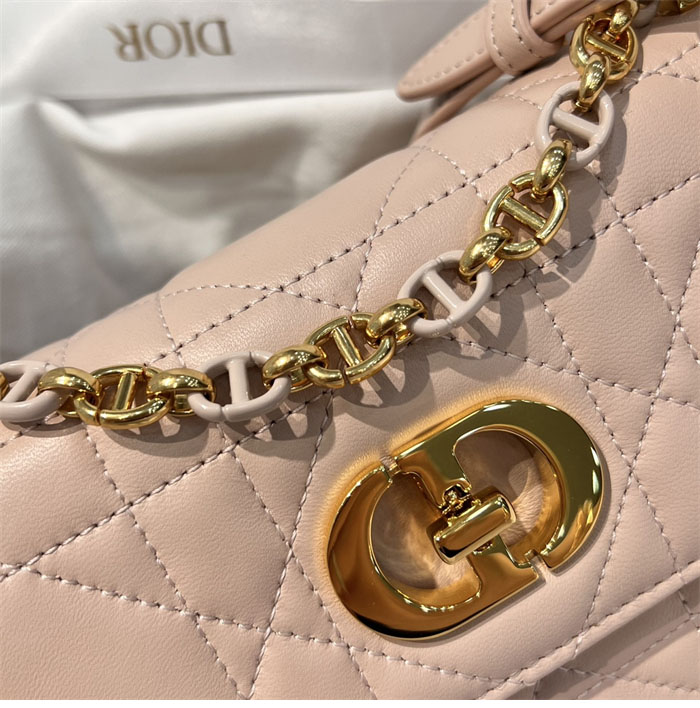 디올 미스 카로 미니 백 파우더 핑크 매크로까나쥬