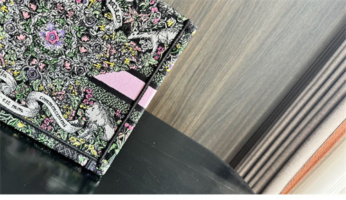 디올 북 토트백 어라운드 더 월드 블랙 멀티