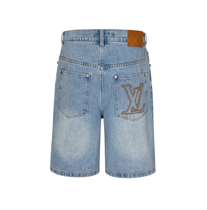 루이비통 LV 패치 데님 반바지