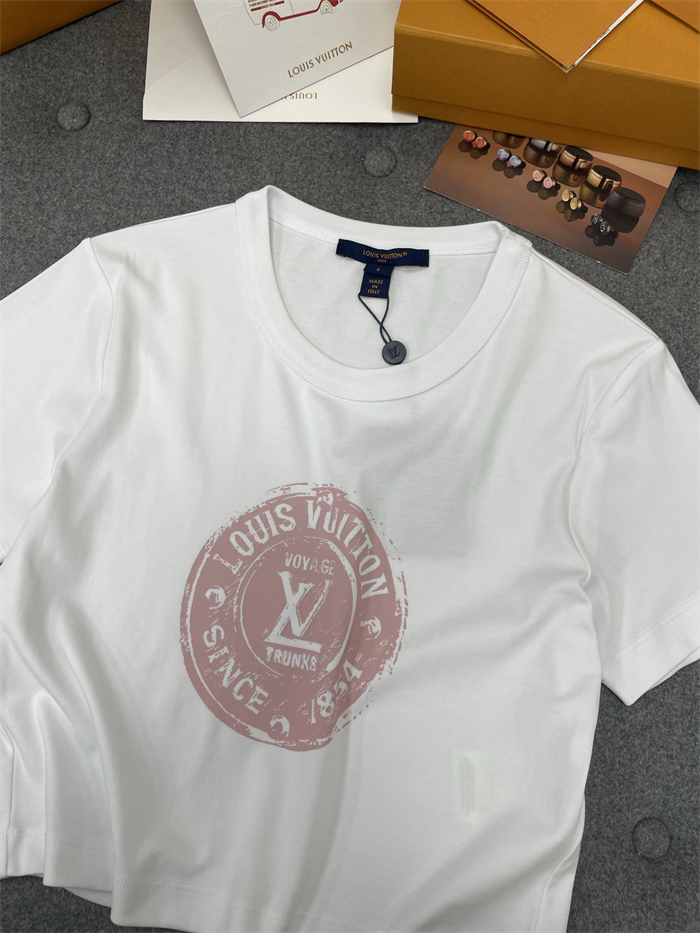 루이비통 LV 스템프 크롭 탑