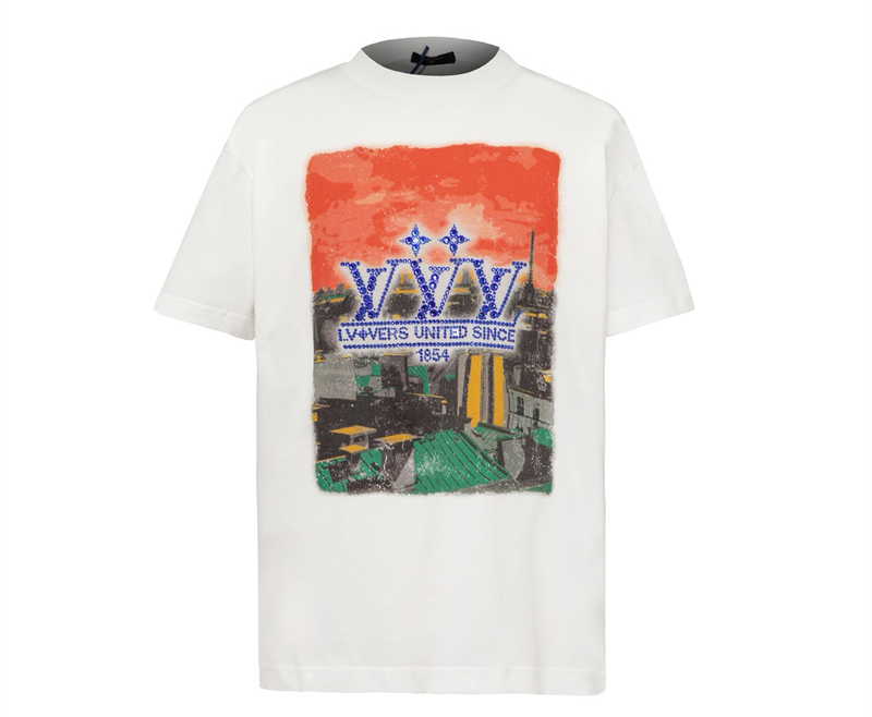 루이비통 LV Vers United 그래픽 반팔 티셔츠
