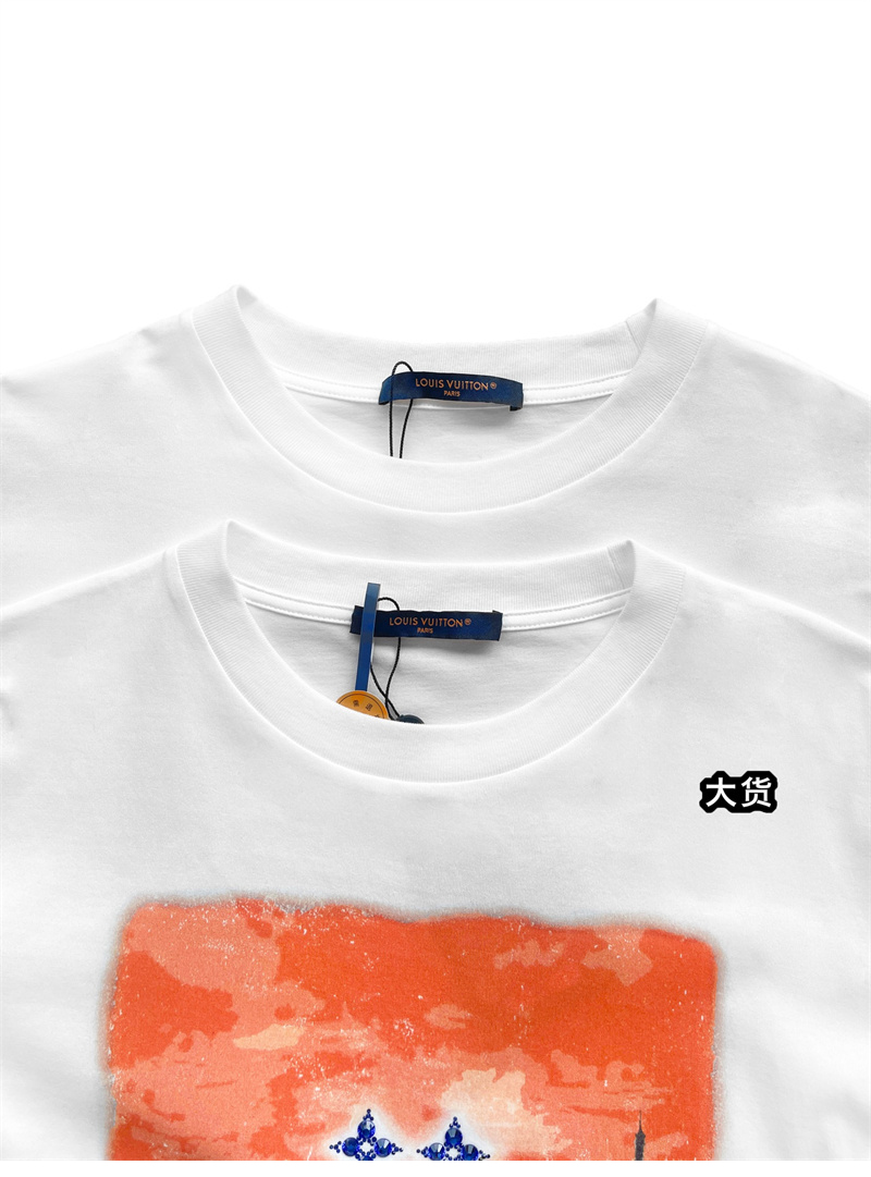 루이비통 LV Vers United 그래픽 반팔 티셔츠