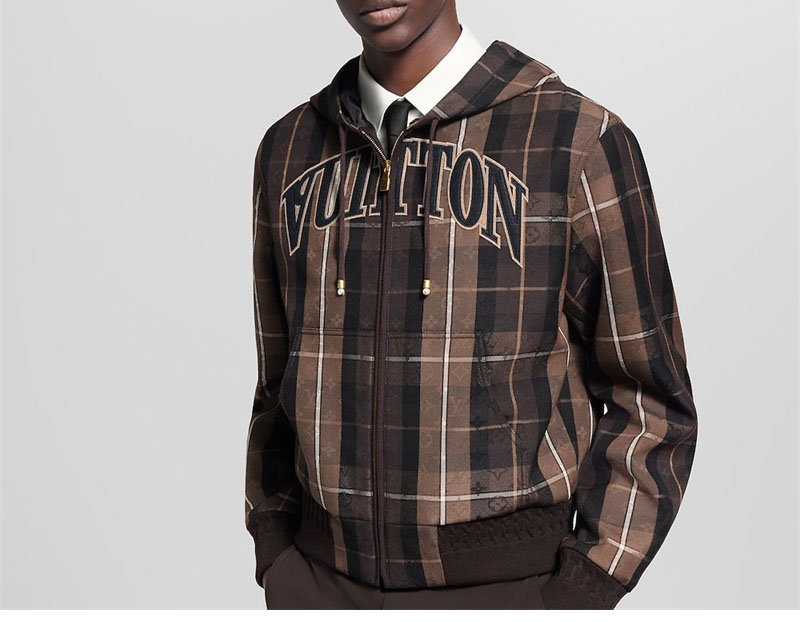 루이비통 테일러드 후디드 블루종