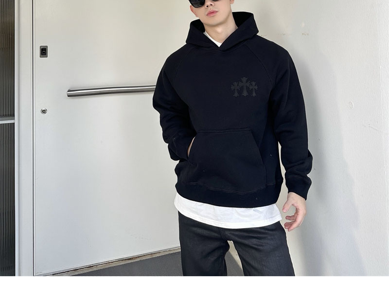 크롬하츠 트리플 크로스 후디 （세븐）