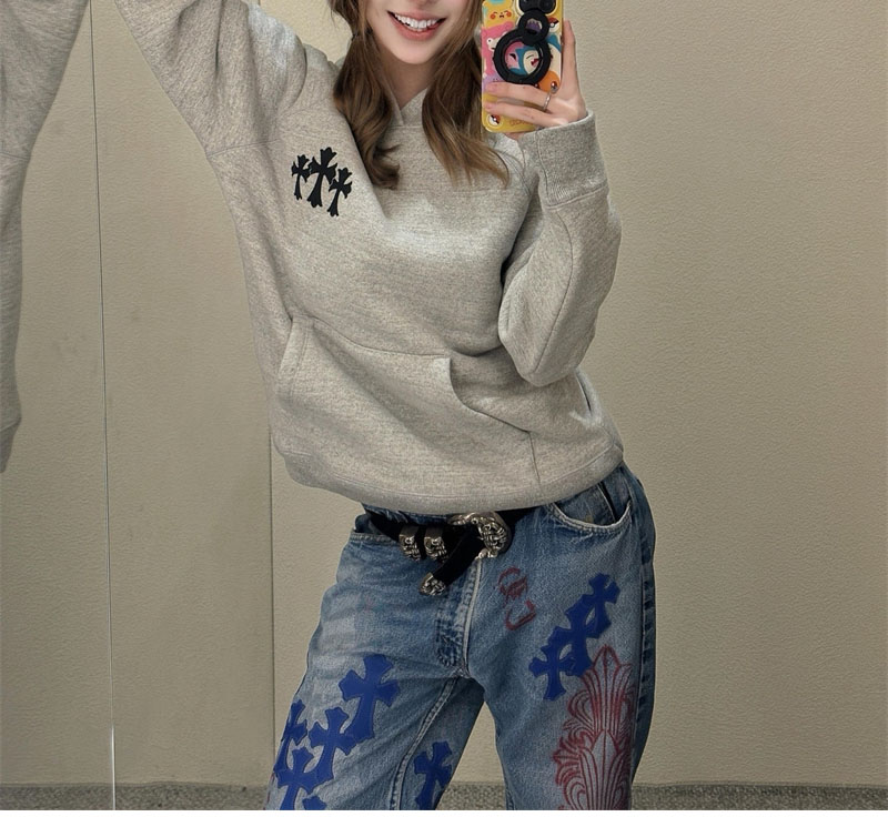 크롬하츠 트리플 크로스 후디 （세븐）