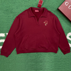 구찌 웹 인터로킹 G 로고 저지 스웨트셔츠