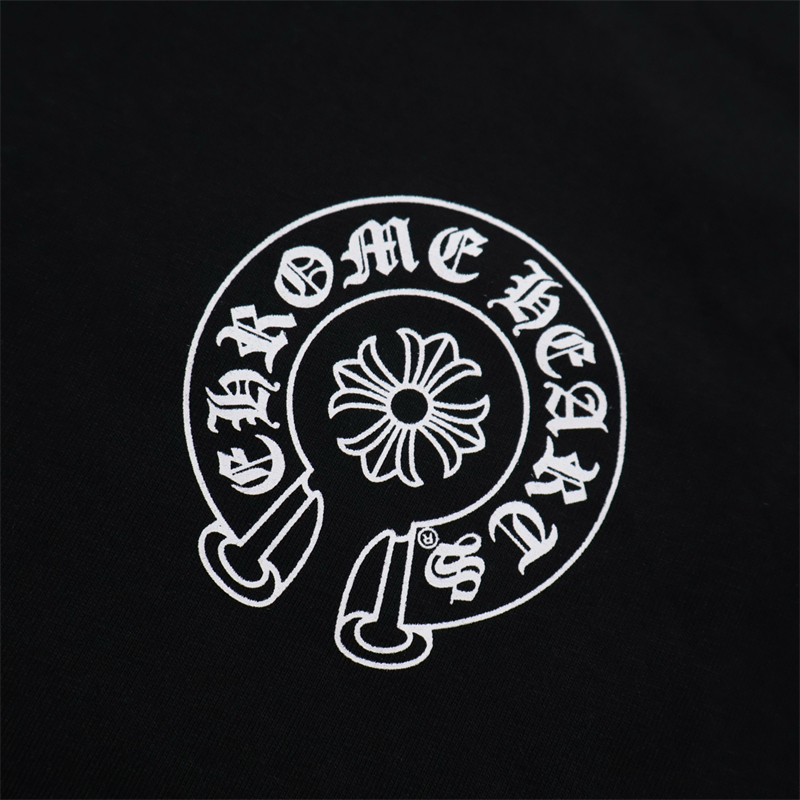 크롬하츠 33 홀스슈 로고 롱 슬리브 티셔츠