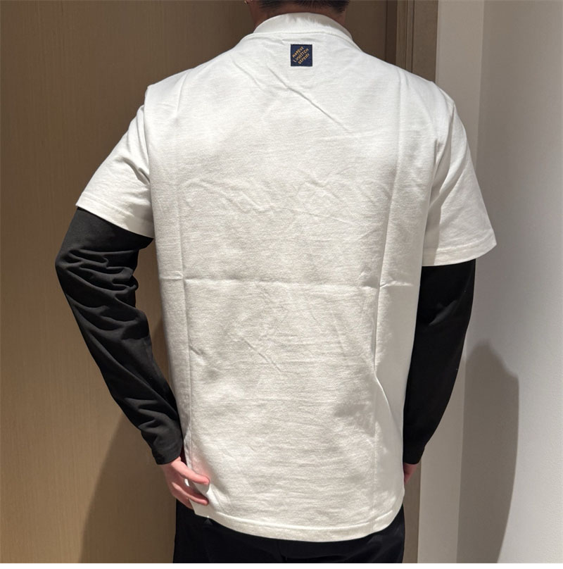 루이비통 엠벨리시드 시그니처 반팔 티셔츠