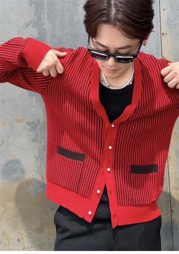 루이비통 x 박서보 울 가디건