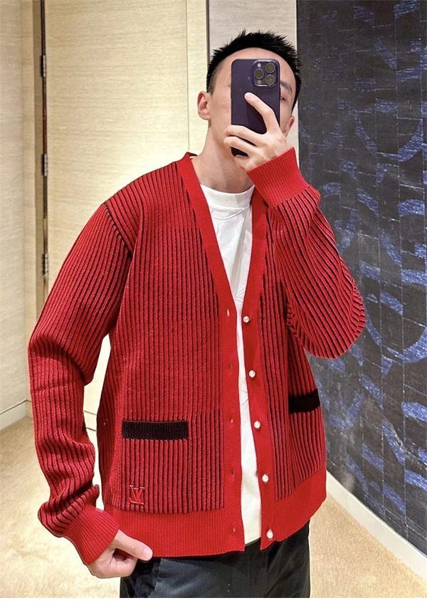 루이비통 x 박서보 울 가디건