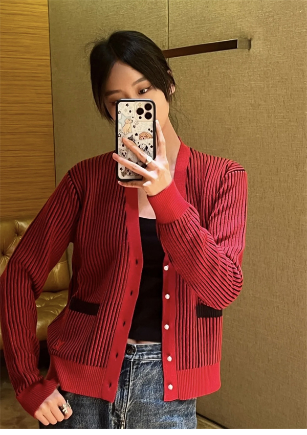 루이비통 x 박서보 울 가디건