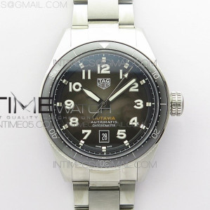 KOR공장 태그호이어 오타비아 그레이다이얼 Autavia WBE5116 42mm SS KOR 1_1 Best Edition Black Ceramic bezel Gray Dial on SS Bracelet SW200
